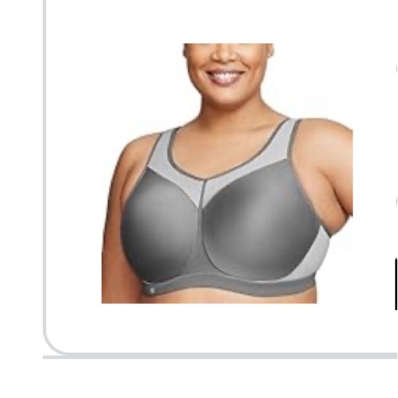 Glamorise Women's Full‎ Figure Plus Size High Impact Wonderwire Sports Bra 38C - Picture 1 of 7